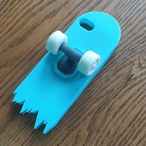 Light Blue Skateboard iPhone 5/5s Case